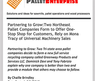 Pallet Companies Merge