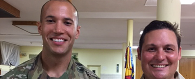 Sergeant Moore Visits Greenway Cub Scouts