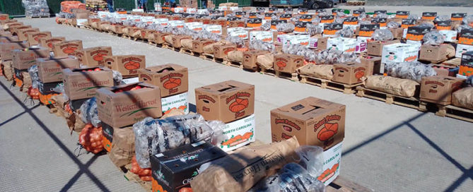 Responding to Covid-19 Pandemic, Greenway Donates Food Grade Pallets to Food Pantry